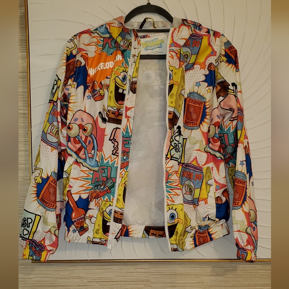 Members Only x Nickelodeon Kids SpongeBob Windbreaker